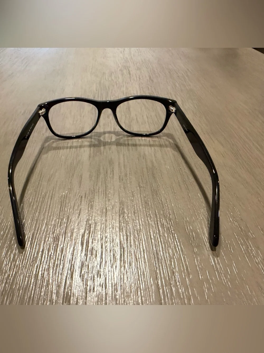 Classic Black Wayfarer-Style Eyeglass Frames